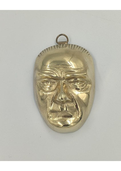 Pirinç Atatürk Maskı 8cm modelleri
