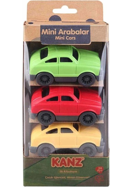 30812 Kanz 3'lü Mini Arabalar / +24 Ay