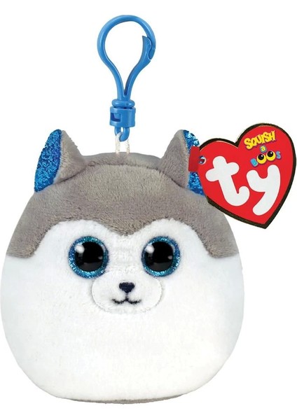 Ty Squishy Beanies Peluş Köpek Anahtarlık Slush