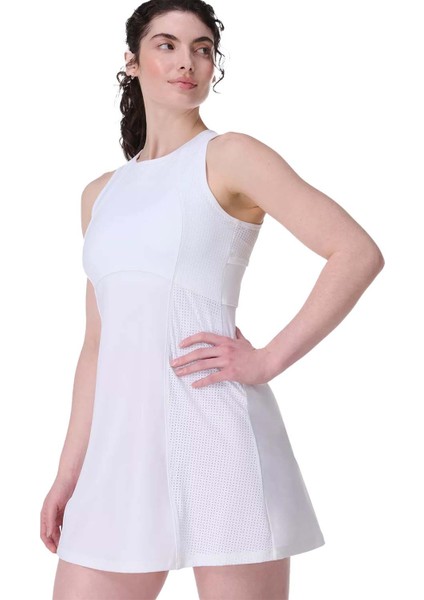 Racket Tennis Dress Kadın Beyaz Elbise