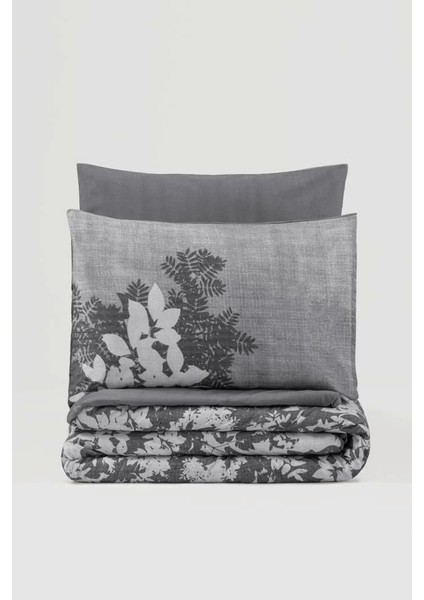 Cotton Box Dual Çift Kişilik Nevresim Takımı Lunt Antrasit