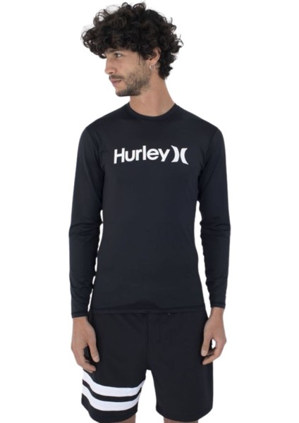 Oao Quickdry Rashguard Ls Erkek Siyah Lycra