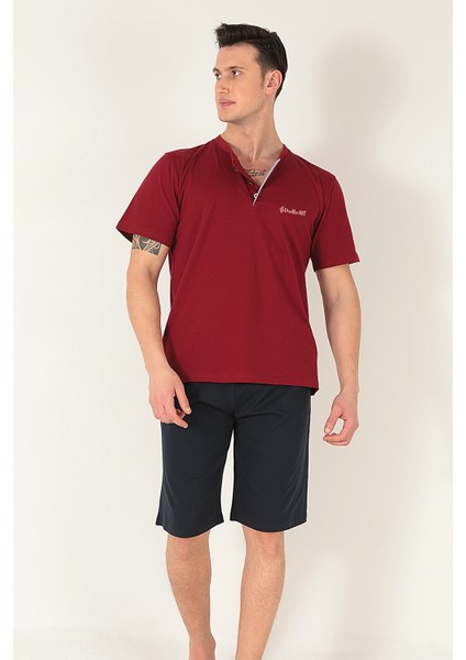 3 Parça Erkek Soft Doğal Pamuk Pijama Takımı