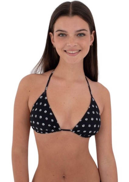 Marbella Slide Tri Top Kadın Siyah Bikini Üst