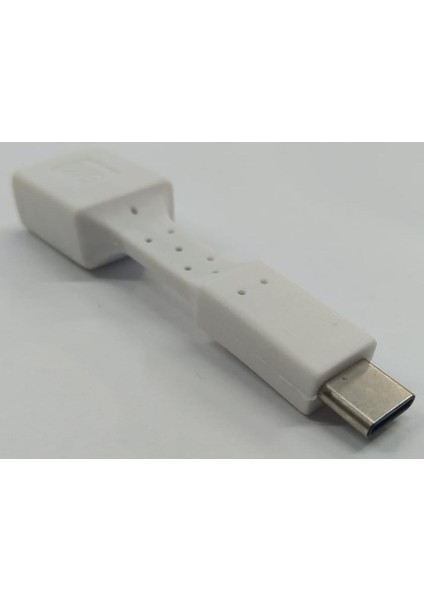 Usb Type-C Yassı Otg Kablo - Beyaz