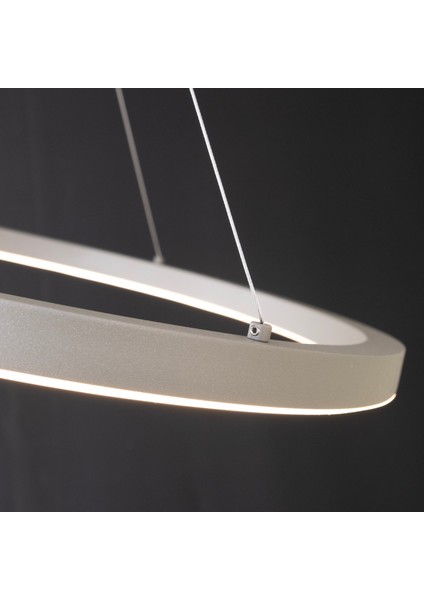 Sarkıt LED Avize Eliptik Üçgen 40 cm