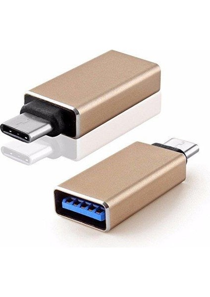 Usb 3.1 Type-C To Usb 3.0 Otg Çevirici Metal Aparat