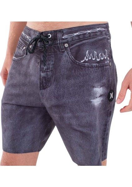 Phntm Eco Denim Bdst 18 Erkek Siyah Boardshort