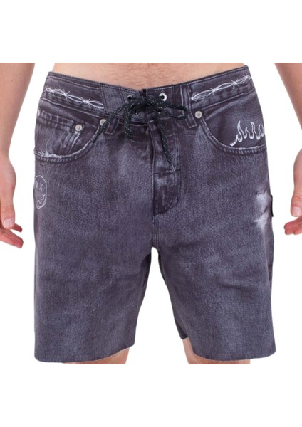 Phntm Eco Denim Bdst 18 Erkek Siyah Boardshort
