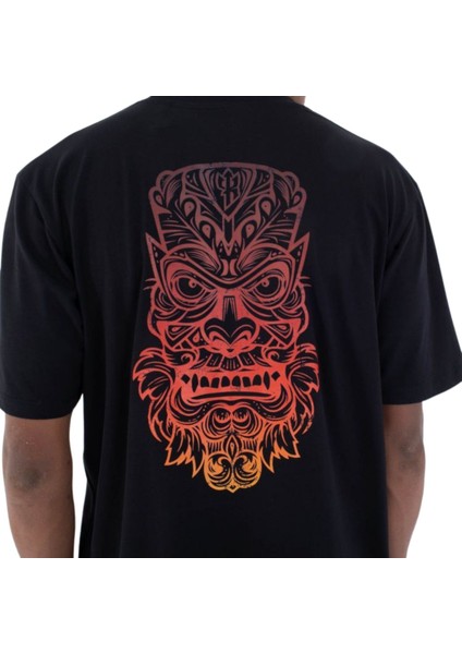 Kai Tiki Ss Tee Erkek Siyah Tişört