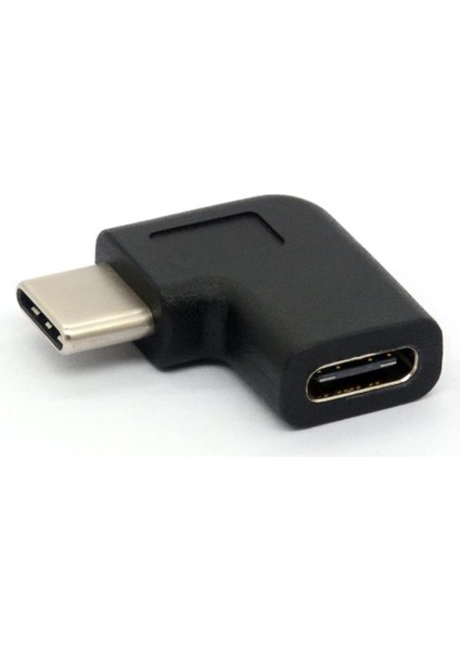 Usb 3.1 Type-C 90 Derece Çevirici Aparat - Yan Açılı