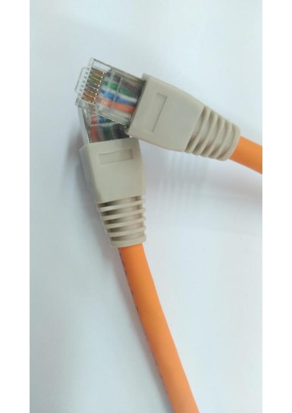 Cat. 7 Network Patch Kablo 50 Metre - Turuncu modelleri