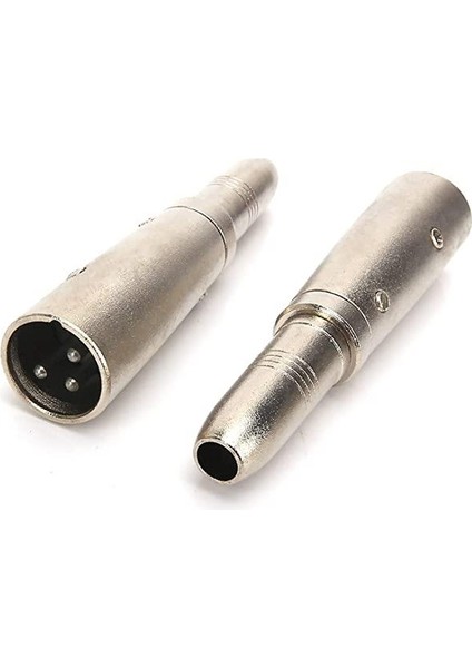 Xlr Erkek - 6.3 mm Stereo Dişi Çevirici Aparat