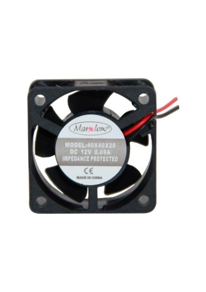 Marxlow 40X40X20 mm 12 Volt 0.09 Amper 2 Pin Fan