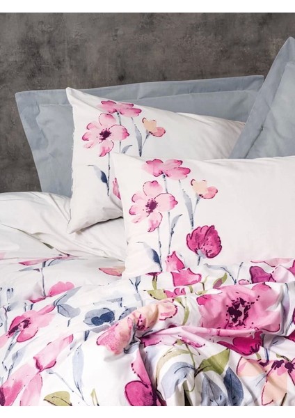 Cotton Box Ranforce Nevresim Takımı Çift Kişilik Carla Gri