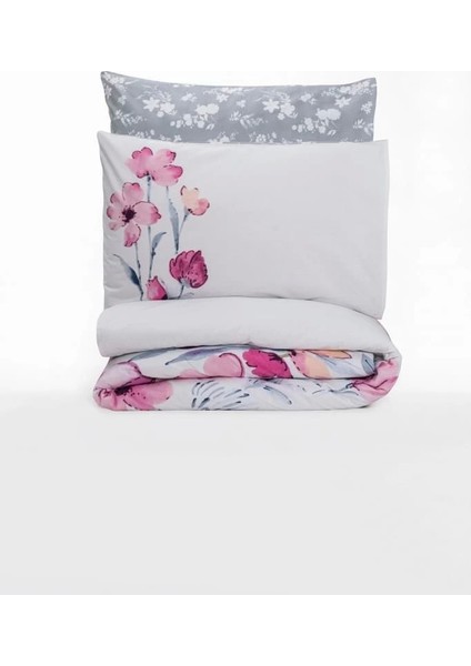 Cotton Box Ranforce Nevresim Takımı Çift Kişilik Carla Gri