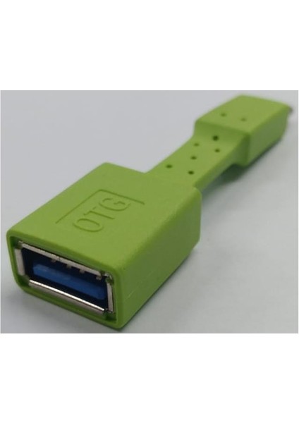 Usb Type-C Yassı Otg Kablo - Yeşil fiyatları