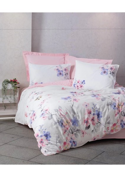 Cotton Box Ranforce Nevresim Takımı Çift Kişilik Jayda Pembe