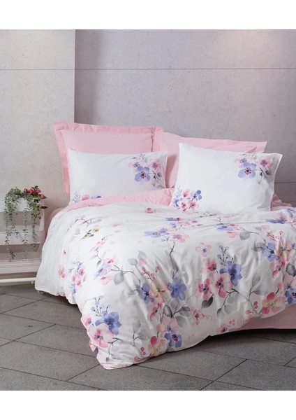 Cotton Box Ranforce Nevresim Takımı Çift Kişilik Jayda Pembe