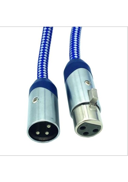 Xlr Erkek - Dişi Balanslı Örgülü Kablo - 3 Metre indirimleri