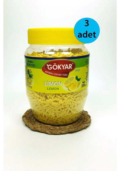 3 Adet Limon Aromalı Toz İçecek Oralet 3x350 gr
