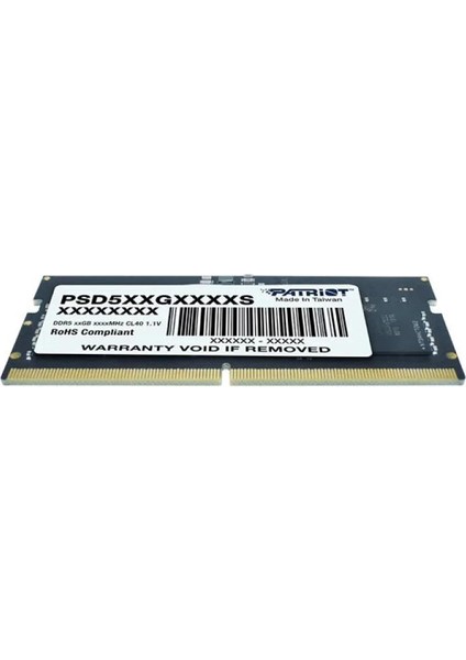 Patrıot 32GB Ddr5 4800MHZ CL40 Notebook Ramı Sıgnature Lıne PSD532G48002S