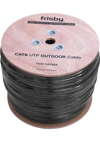 Frısby FNW-CAT624 305MT 0.58MM 23AWG Cat6 Dış Mekan Utp Kablo