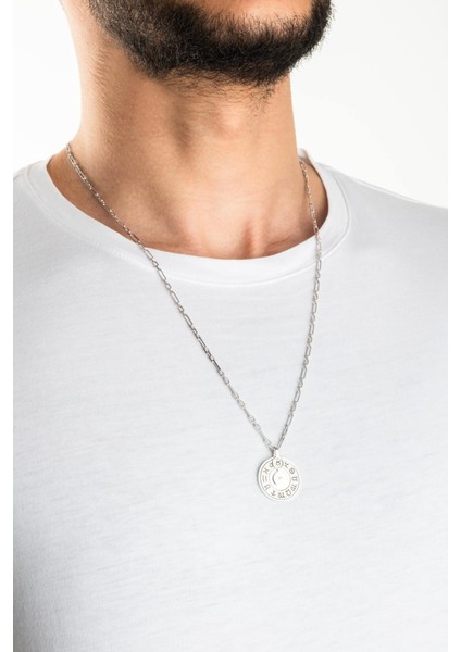 Italyan Tasarım 65 cm Gümüş Erkek Kolye fiyatları