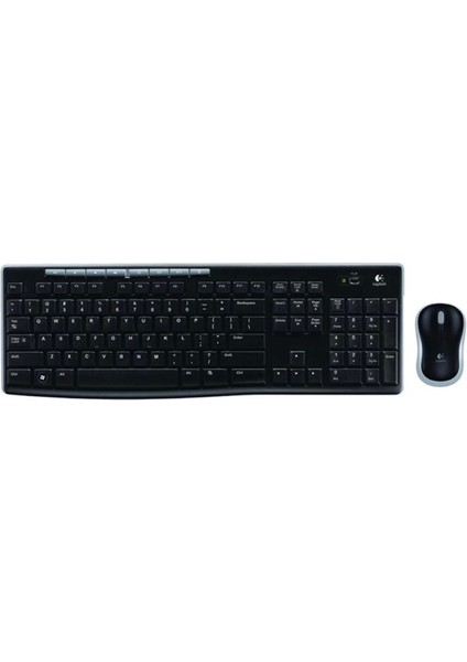 Logıtech MK270 Kablosuz Q Trk Siyah Multimedya Klavye - Mouse Set 920-004525