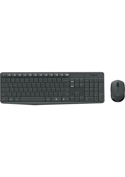 Logıtech MK235 Kablosuz Q Trk Siyah Multimedya Klavye - Mouse Set 920-007925