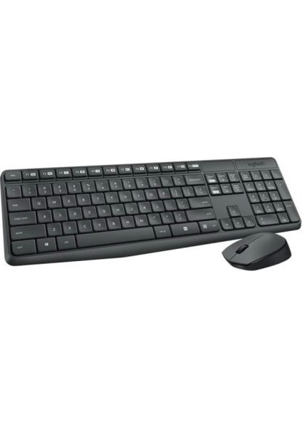 Logıtech MK235 Kablosuz Q Trk Siyah Multimedya Klavye - Mouse Set 920-007925