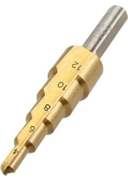 Kademeli 4-12 Ahşap Saç Panç Demir Alüminyum Delme Pancı