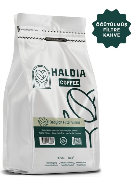 Babylon Filtre Blend Kahve (Öğütülmüş Filtre Kahve) 250GR