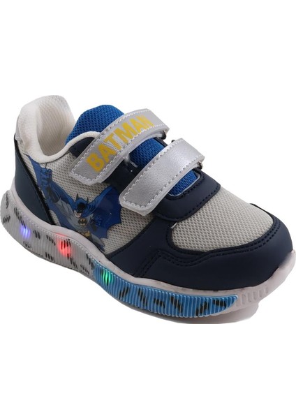 Batman Detaylı Işıklı Günlük Çocuk Spor Ayakkabı Sneaker