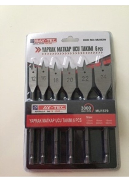 Yaprak Matkap Ucu Seti