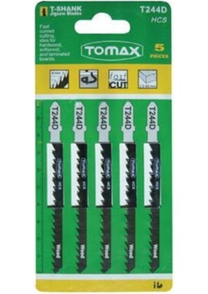 Ağaç Ahşap T244D Dekupaj Testere Ağzı - 5 Li Paket