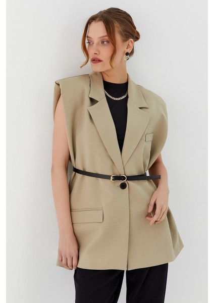 Oversize Blazer Yelek Cagla