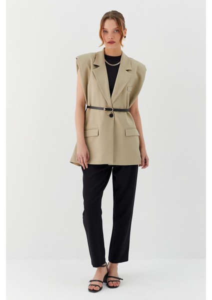 Oversize Blazer Yelek Cagla