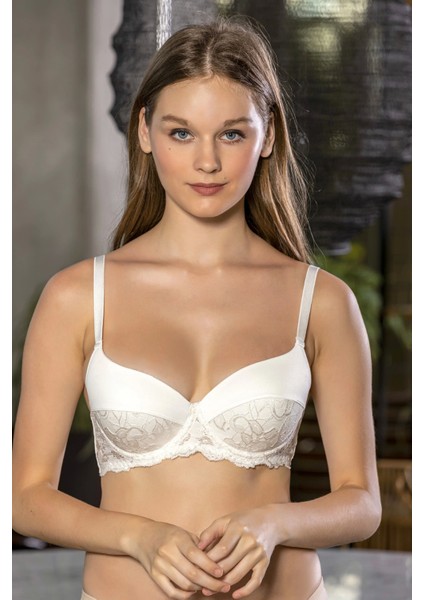 Günlük Yumuşak Dolgulu Dantelli Sutyen