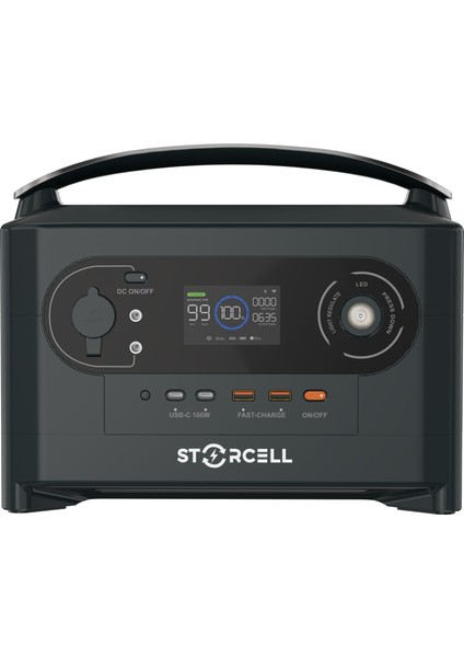 Solar Jeneratör Seti NE-700 Taşınabilir Güç Kaynağı ve 100W Taşınabilir Solar Panel