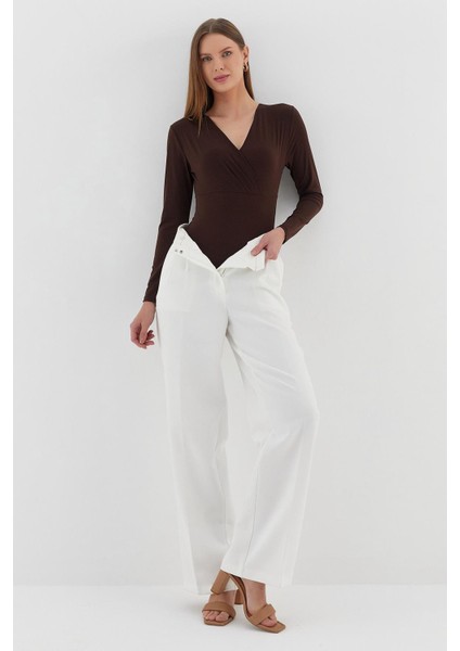 Çıtçıtlı Bluz Kahve fiyatları