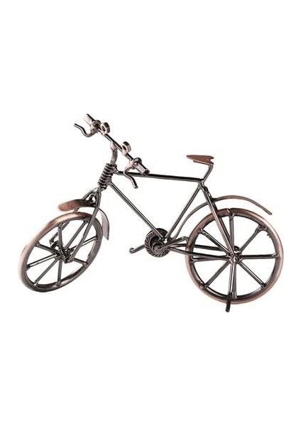 Dekoratif Vintage Metal Bisiklet Ev Ofis Biblo Dekor Hediye fırsatları