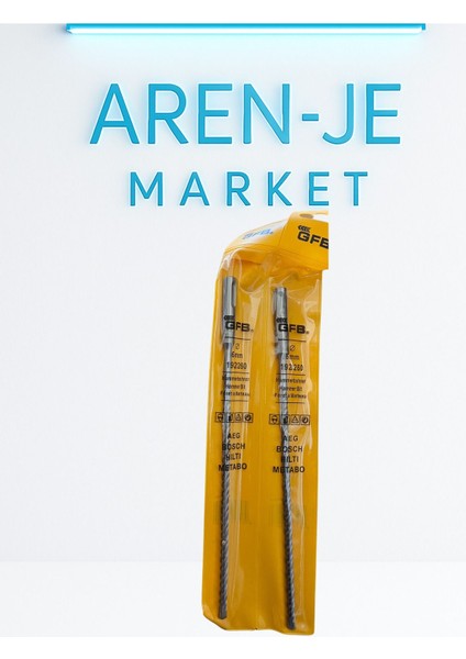 Aren-Je Plus Beton Matkap Ucu 6 x 260 mm – 1 Adet