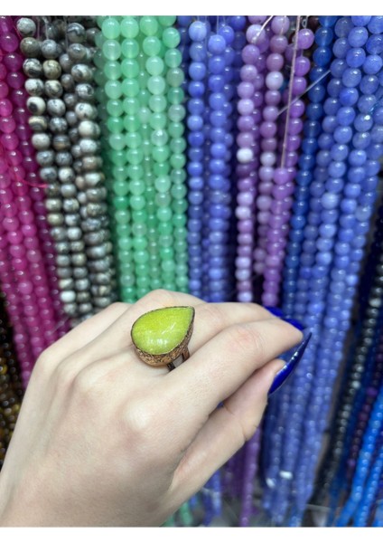 Kadın Ayarlanabilir Bakır Doğaltaş Yüzük fiyatları