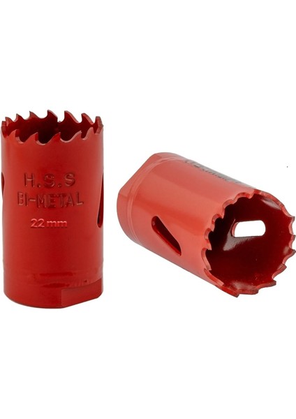 Bi Metal Panç Ø 22 mm Delik Açma Alçıpan Ahşap Pvc Delme Testeresi Adaptörsüz 1 Adet fırsatları