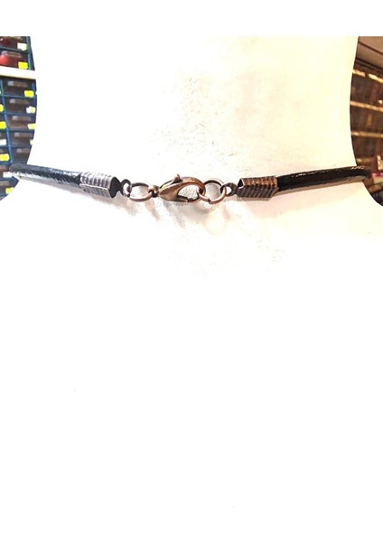 Seramik Taşlı Özel El Işlemesi Bakır Kolye modelleri