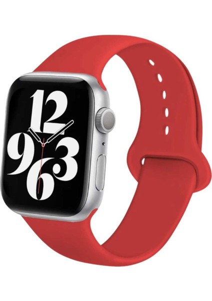 Silikon Kordon Kayış Watch 2/3/4/5/6/7/8/9/se Seri Uyumlu 38-40-41 mm