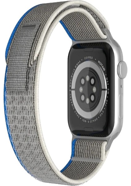 Trail Kordon Cırtlı Bez Apple Watch 42-44-45-49 mm 1-2-3-4-5-6-Se-7-8-9 Ultra-Ultra 2