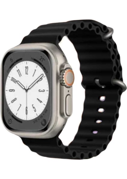 Apple Watch 2/3/4/5/6/7/8/9/se/ultra 42MM 44MM 45MM 49MM Ocean Silikon Loop Kordon