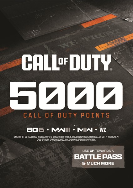 Call Of Duty® Points - 5,000 1p